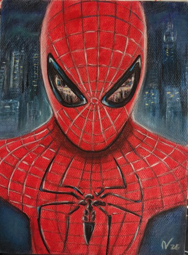 Spiderman pastello 41x30 - 41x30.5,
