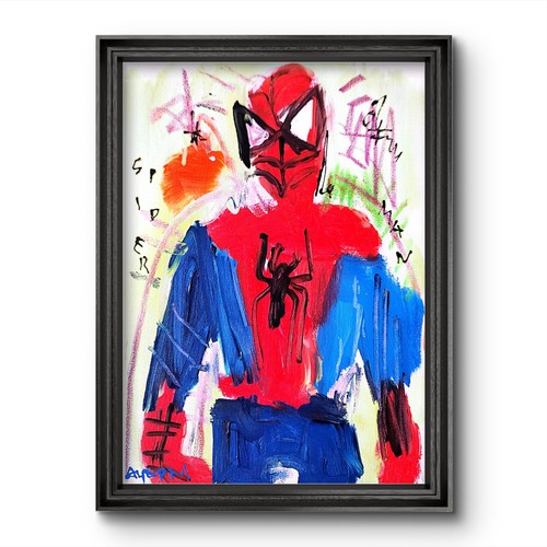 Quadro spiderman astratto - quadro,