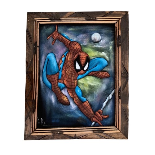 Quadro vintage uomo ragno