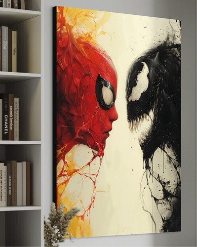 Spider man quadro su - spider, tela
