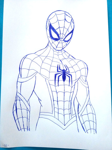 Disegno spiderman uomo - di, l'uomo
