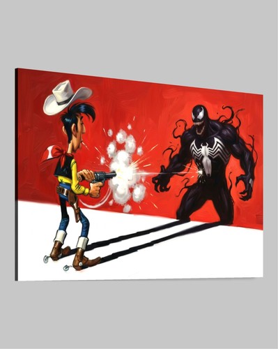 Lucky luke quadro su - lucky,