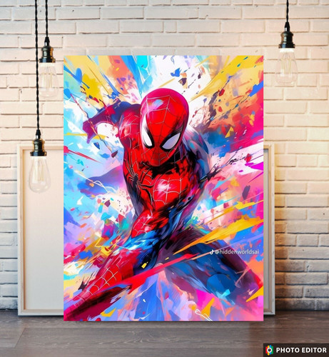 Supereroe spiderman dipinto - supereroe,