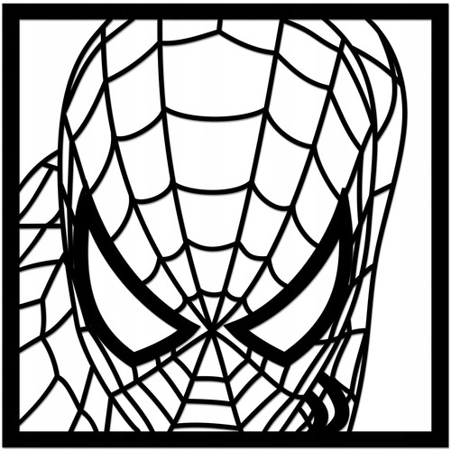 Quadro spiderman 40 cm - x,