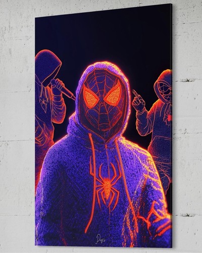 Quadro tela spider man cool - su,
