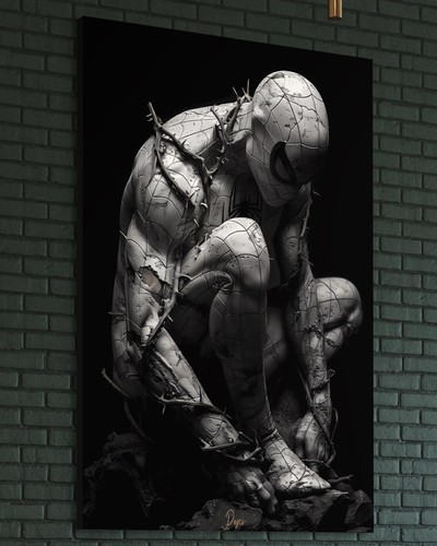 Quadro tela spider man cool - tela,