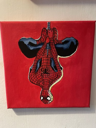 Spiderman dipinto capovolto - , da