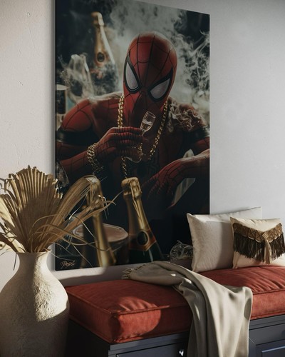 Quadro tela spider man - quadro, cool