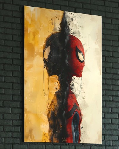 Quadro tela spider man - tela,