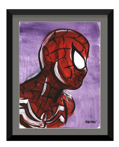 Quadro spider man 9x12 - spider-man,