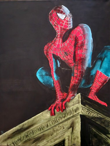 Spider man original art - spider-man,