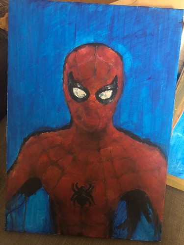 Quadro ritratto uomo - , ragno