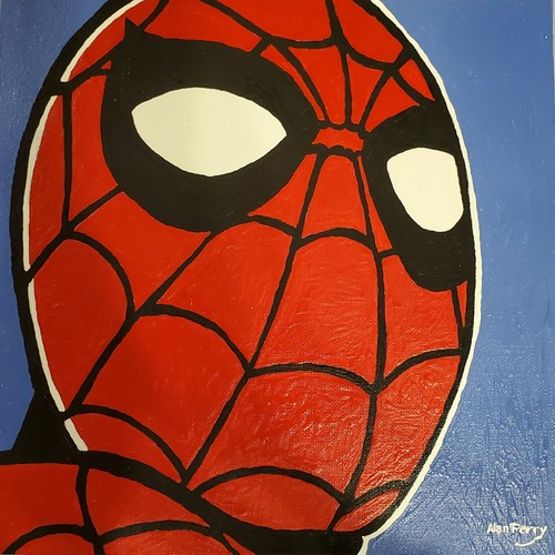 The amazing spiderm dipinto - the, spiderm,