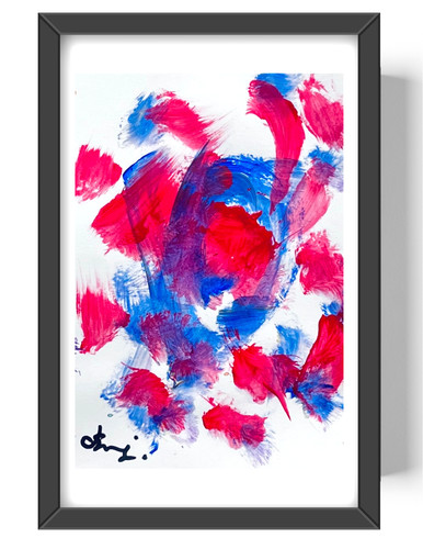 Quadro astratto uomo ragno