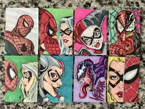 Venom spider man - -, aceo